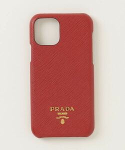「PRADA」 モバイルケース・カバー - レッド レディース