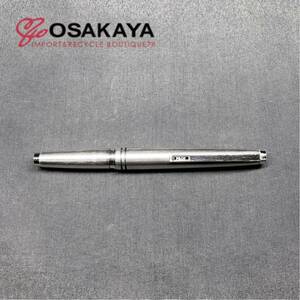 ジャンク PILOT 万年筆 F H382 ステンレス シルバー パイロット ビンテージ ビジネス 筆記用具 文房具 筆先純正 小物 ペン 