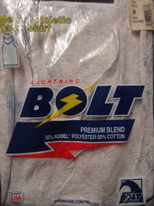 ◆古着卸USA■BOLT☆タンクトップ★★★M　デッドストック　Lightning Bolt　オールドサーフ　 アメリカ直輸入　オリジナルビンテージ