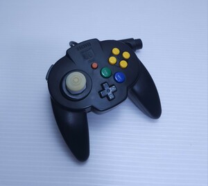 N64 ホリパッド　ブラック Nintendo64 コントローラー ニンテンドウ64 任天堂 HORI 動作未確認 (-M-43)