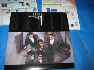 貴重！昭和レトロ　LPレコード　SEPIA　THE　BEST10　VOL1　一世風靡セピア 哀川翔 柳葉敏郎