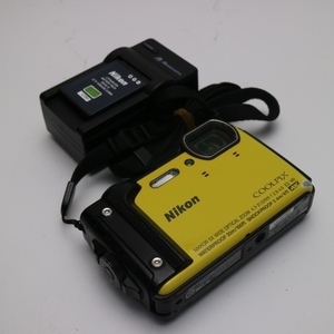 美品 COOLPIX W300 イエロー 中古 Nikon あすつく 土日祝発送OK