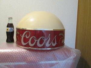 ★ビンテージ アメリカ製 COORS クアーズ 業務用ランプシェード 70年代初期★保管品整理