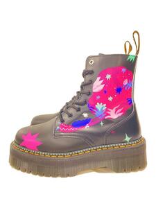 Dr.Martens◆×Loveis Wise/JADON for PRIDE/レースアップブーツ/UK5/BLK/レザー