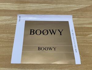 BOOWY カセットインデックス BAD FEELIN