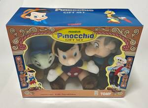 未開封品 TOMY 1994 ディズニー ピノキオ プリムール ギフトセット ピノキオ ジミニークリケット ゼペットじいさん ぬいぐるみ