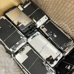 【K5031】 ジャンク iPhone iPad 液晶 画面 フロントパネル おまとめ 245枚 13mini 13 12mini 12Pro 12 11Pro 11 XsMax 他 純正 互換 社外