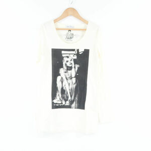 HYSTERIC GLAMOUR ヒステリックグラマー コートニーラブ Tシャツ F 綿100％ 長袖 ロンT カットソー レディース AM5389A32