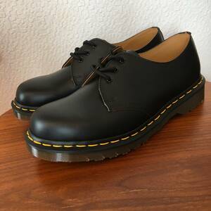 UK 8（27.0cm）｜ドクターマーチン Dr.Martens 1461 ヴィンテージ ENGLAND製 12877001 黒 YS 3ホール VINTAGE 靴 (正規品)(新品)(即決)