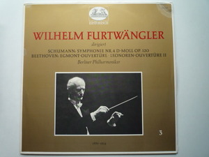 SU10 独HELIODOR盤LP シューマン/交響曲4番、ベートーヴェン/序曲2曲 フルトヴェングラー/BPO