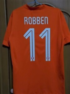 【正規品・古着】オランダ代表（H）ユニフォーム　ロッベン#11　ブラジル2014W杯　バイエルンミュンヘン