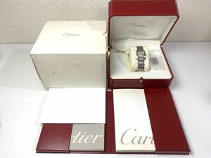 【不動品】Cartier カルティエ タンクフランセーズ SS QZ W51008Q3 2384 115109CE 箱 コマ説明書 付属品あり 腕時計 レディース IK