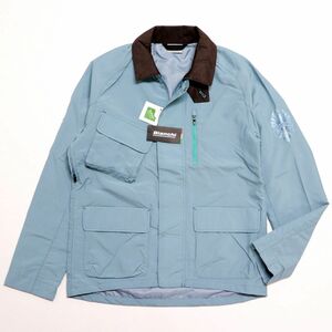 ★ビアンキ Bianchi 定価20900円 新品 メンズ 撥水 防汚 快適 サイクリング ウインドジャケット [JP182S1401BL002-S]一 二 参★QWER★