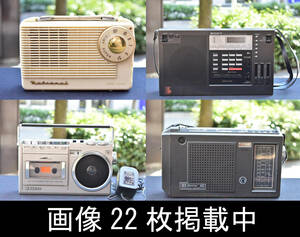 ナショナル PL-440 サンヨー MR-A120 ソニー ICF-2001 ラジオ ラジカセ 5台 まとめ 昭和レトロ ヴィンテージ
