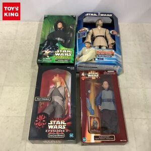 1円〜 未開封 ハズブロ STAR WARS ジャー・ジャー・ビンクス エレクトロニック バトリングフィギュア オビ＝ワン・ケノービ 他