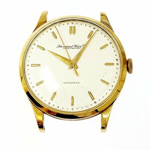 【1円スタート】IWC アイダブリューシー 18K/0.750刻印 34.7g シルバー文字盤 自動巻き メンズ腕時計 263880