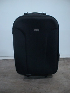 3729　黒　鍵付　スーツケース　キャリケース　旅行用　ビジネストラベルバック