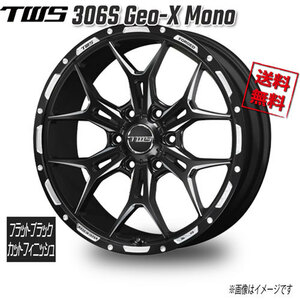 TWS 306S ジオクロス モノブロック フラットブラック/C 20インチ 6H139.7 8.5J+20 4本 106 業販4本購入で送料無料