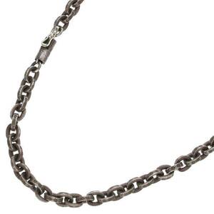 クロムハーツ Chrome Hearts PAPER CHAIN 18/ペーパーチェーン18inch サイズ:18inch シルバーネックレス 中古 SJ02