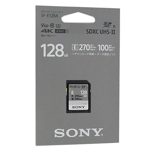 【ゆうパケット対応】SONY製 SDXCメモリーカード 128GB SF-E128A [管理:1000026381]