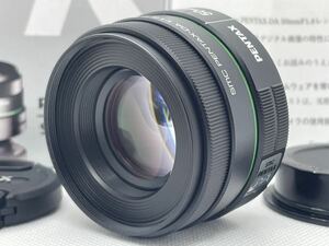 【A-極上品】 smc PENTAX-DA 50mm F1.8 ペンタックス　KAFマウント RICOH リコー　元箱　フロント　リアキャップ　0028