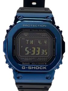 CASIO◆ソーラー腕時計・G-SHOCK/デジタル/BLU/GMW-B5000G-2JF