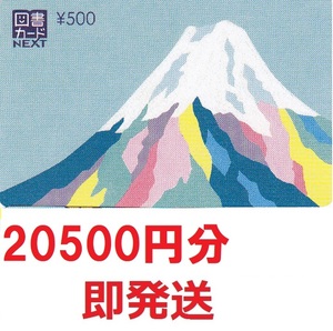 即決,送料無料★図書カードNEXT　20500円分（500円X41枚）　有効期限 2034/12/31 ★最終出品