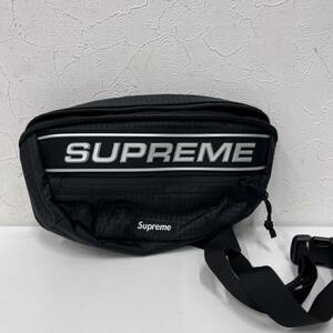 ②supreme シュプリーム ウエストバッグ ナイロン ブラック