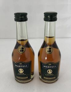 マーテル V.S.O.P メダイヨン・MARTELL V.S.O.P MEDAILLON 30m ミニチュアボトル ブランデー２本