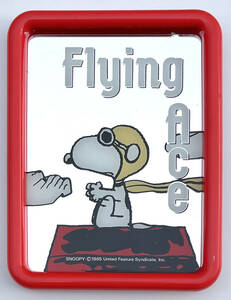 ★貴重 スヌーピー フライングエース 鏡 ミラー フィリックス トロ ビンテージ スタンド 壁掛け SNOOPY FLYING ACE