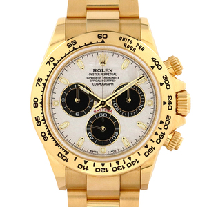 ロレックス（ROLEX）デイトナ 116508 18Kイエローゴールド メテオライト＆ブラックダイヤル 2021年9月/ランダムシリアル メンズ 腕時計