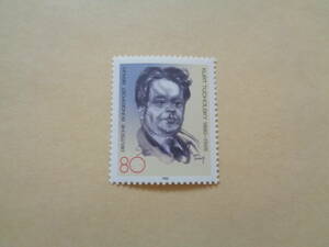 ドイツ（東ドイツ・ベルリン）切手　1985年　カート・トゥホルスキーの没後50 周年　80
