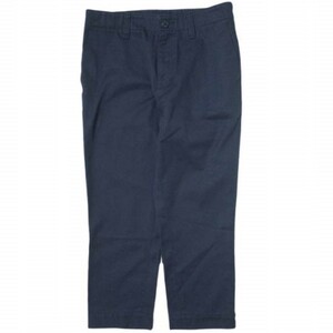 DESCENDANT ディセンダント 日本製 T/C TWILL TAPERED WORK PANTS クジラ刺繍 テーパードワークパンツ 1 NAVY ボトムス g11522