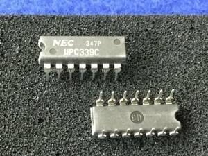 UPC339C 【即決即送】 NEC ローパワーコンパレータ IC TC-K777 [361TpK/259961] NEC Low Power QUAD Comparator IC 4個セット