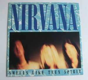 当時物 NIRVANA Smells Like Teen Spirit / Drain you シングル レコード EP 英国盤 Geffen SUB POP ニルヴァーナ カートコバーン