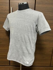 THE NORTH FACE(ザ・ノースフェイス） S/S Jacquard Border Tee（ジャガードボーダーティー）NT32178 グレー M 人気モデル！ GOLDWIN正規品