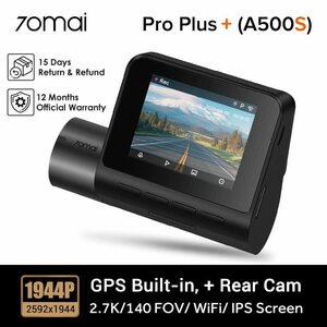 70maiスマートダッシュカムプロ1944 1080p速度座標gps adas 70maiプロ車のダッシュカメラwifi 70mai車dvr音声制御24時間駐車