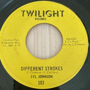 美盤/US Original /Different Strokes /Syl Johnson /Muro/Koco /7inch/ネタ/Hiphop/ 45/ Dev Large/ultimate breaks & beats/ rare groove