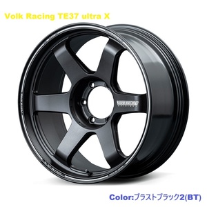 【納期要確認】TE37 Ultra X SIZE:9.5J-20 +20(F2) PCD:139.7-6H Color:BT TOYOTA LAND CRUISER PRADO(TRJ150W)