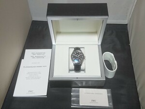 IWC マーク17 IW326501 パイロットウォッチ オートマチック シャフハウゼン 社外革ベルト2021.3 OH 箱 ギャランティ MARK マークⅩⅦ