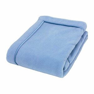 京都西川 毛布 メリノウール 天然繊維 ブルー 洗える シングル 140×200 WCO3070S