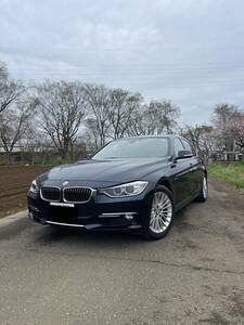 ●H25/7・BMW320i/ラグジュアリー・無事故車・実走行76000Km・検R6年9月・タンレザーシート・ナビ・Bカメ・ETC・スマートキー