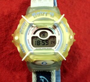 GS4B5）★完動腕時計★CASIO カシオ BABY-G Gショック系★BG-144 青