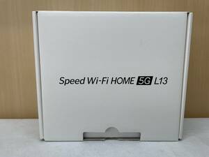 #1917 未使用 Speed Wi-Fi HOME 5G L13 ZTE Corporation ホワイト ホームルーター
