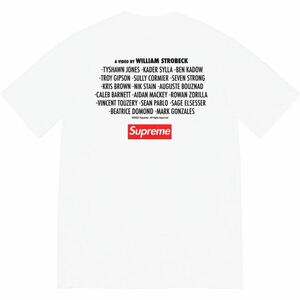 【新品未使用】 22AW 23 新品 Supreme シュプリーム PLAY DEAD TEE Tシャツ カットソー 半袖 WHITE M ホワイト 白色 即決早い者勝ち