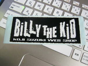 鈴木晃二 スズキコウジ / BILLY THE KID ロゴステッカー MONKEY TRICK DEEP EX-ANS KOJI SUZUKI