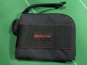 □ブリーフィング フルダルリップストップナイロン素材 コンパクト財布 COIN PURSE MW ブラック 美品!!!□