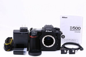 【超美品】 ニコン Nikon D500 ボディ ショット数17462回 #12080