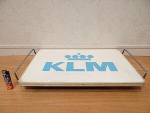 希少 70年代 ビンテージ KLM オランダ航空 テーブル 飛行機 航空会社 昭和 レトロ 当時物