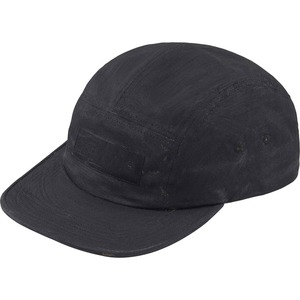 【新品未使用】Supreme x MM6 Maison Margiela Painted Camp Cap（Black）／黒／マルジェラコラボ 2024SS 